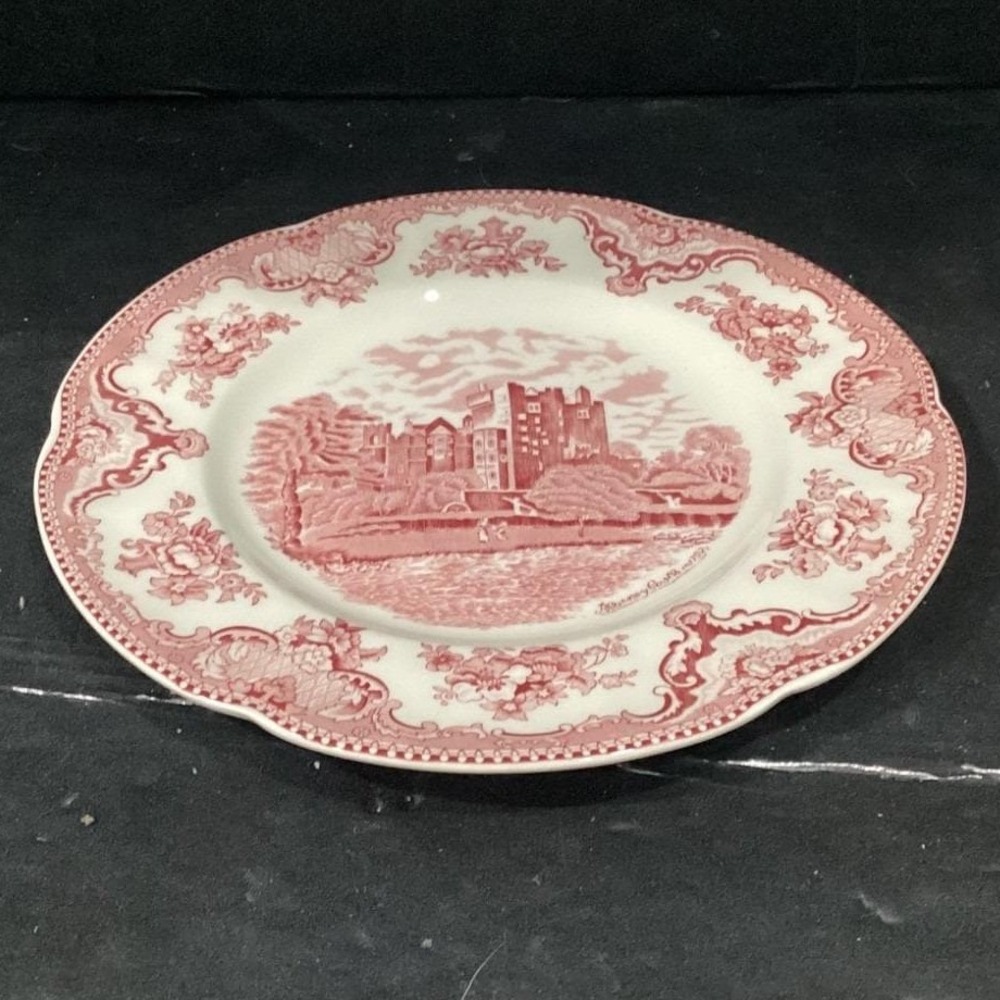 Johnson Brothers Old Britain Cstles Dinner Plate, Vintage Pink Transferware - Picture 6 of 11